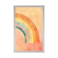 POSTER CURCUBEU MINIMALIST PEACH FUZZ - FORME ABSTRACTE - POSTERE