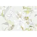 SELF ADHESIVE WALLPAPER SKETCHED LILY - SELF-ADHESIVE WALLPAPERS - WALLPAPERS