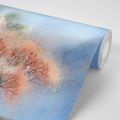 SELF ADHESIVE WALLPAPER WATERCOLOR BLOOMING TREES - SELF-ADHESIVE WALLPAPERS - WALLPAPERS