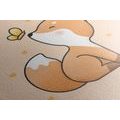 CANVAS PRINT CURIOUS FOX - CHILDRENS PICTURES - PICTURES