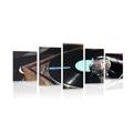5-DÍLNÝ OBRAZ GRAMOFON S VINYLOVOU DESKOU - 5-DÍLNÉ OBRAZY - TOTÁLNÍ VÝPRODEJ 🔥