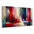 OBRAZ BAREVNÁ HARMONIE V MLZE - OBRAZY ABSTRAKTNÍ TVARY - OBRAZY