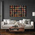WANDBILD RETRO-VINYLPLATTEN - MUSIKBILDER - BILDER