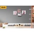 CANVAS PRINT SET FENG SHUI IN FINE DESIGN - SET OF PICTURES - PICTURES