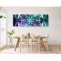 IMPRESSION SUR TOILE MANDALA MODERNE AVEC UN MOTIF ORIENTAL - IMPRESSIONS SUR TOILE FENG SHUI - IMPRESSION SUR TOILE