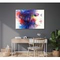CANVAS PRINT CAPTIVATING FEMALE BEAUTY - PICTURES OF PEOPLE - PICTURES
