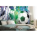 SELF ADHESIVE WALLPAPER BLUE-GREEN VICTORY BALL - SELF-ADHESIVE WALLPAPERS - WALLPAPERS