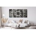5-PIECE CANVAS PRINT NAUTICAL HELM - STILL LIFE PICTURES - PICTURES
