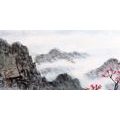 CANVAS PRINT CHINESE LANDSCAPE IN THE FOG - PICTURES OF NATURE AND LANDSCAPE - PICTURES