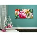 CANVAS PRINT COLORFUL WORLD OF FLOWERS - PICTURES FLOWERS - PICTURES