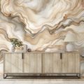 SAMOLEPÍCÍ TAPETA MRAMOROVÁ ELEGANCE VE ZLATÝCH TÓNECH - MRAMOROVÉ TAPETY - ΤΑΠΕΤΣΑΡΊΕΣ