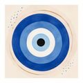 TABLEAU SUR TOILE – ŒIL TALISMANIQUE BLEU ABSTRAIT - TABLEAUX PAR THÈME - TABLEAUX