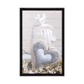 POSTER VINTAGE HEART AND LANTERNS - VINTAGE AND RETRO - POSTERS