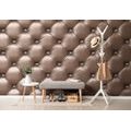 WALLPAPER ELEGANCE OF LEATHER IN COPPER COLOR - WALLPAPERS WITH IMITATION OF LEATHER - WALLPAPERS