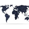 CANVAS PRINT WORLD MAP - PICTURES OF MAPS{% if product.category.pathNames[0] != product.category.name %} - PICTURES{% endif %}