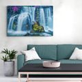 TABLEAU SUR TOILE – CASCADE ÉCLATANTE - TABLEAUX DE CASCADES - TABLEAUX