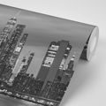 WALL MURAL BLACK AND WHITE BROOKLYN BRIDGE - BLACK AND WHITE WALLPAPERS - WALLPAPERS