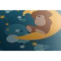 CANVAS PRINT TEDDY BEAR ON THE MOON - CHILDRENS PICTURES - PICTURES