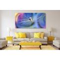 CANVAS PRINT DROP OF DEW ON AN ABSTRACT BACKGROUND - ABSTRACT PICTURES - PICTURES