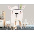 SELF ADHESIVE WALLPAPER INDIAN LLAMA WITH FEATHERS - SELF-ADHESIVE WALLPAPERS - WALLPAPERS