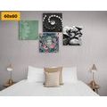 CANVAS PRINT SET FENG SHUI IN AN UNCONVENTIONAL COMBINATION - SET OF PICTURES - PICTURES