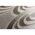 IMPRESSION SUR TOILE PIERRES ZEN DANS DES CERCLES DE SABLE - IMPRESSIONS SUR TOILE FENG SHUI - IMPRESSION SUR TOILE