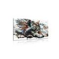 CANVAS PRINT WOLF IN WATERCOLOR DESIGN - PICTURES OF ANIMALS{% if product.category.pathNames[0] != product.category.name %} - PICTURES{% endif %}