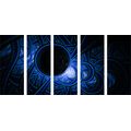5-PIECE CANVAS PRINT MYSTERIOUS PATTERNS - ABSTRACT PICTURES{% if product.category.pathNames[0] != product.category.name %} - PICTURES{% endif %}