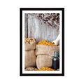 POSTER WITH MOUNT MEDICINAL HERBS - STILL LIFE - POSTERS