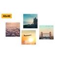 CANVAS PRINT SET DREAM JOURNEY - SET OF PICTURES - PICTURES