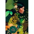 CANVAS PRINT WOMAN IN THE ARMS OF NATURE - PICTURES OF WOMEN - PICTURES