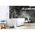 SELF ADHESIVE WALLPAPER BLACK AND WHITE UNUSUAL DRAWING - SELF-ADHESIVE WALLPAPERS - WALLPAPERS