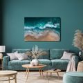 WANDBILD MEERESWELLE UND SAND - BILDER MEER UND STRAND - BILDER
