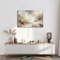 WANDBILD ZARTE ABSTRAKTION IN BEIGE - ABSTRAKTE BILDER - BILDER