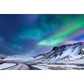 WALL MURAL NORWEGIAN NORTHERN LIGHTS - WALLPAPERS SPACE AND STARS - WALLPAPERS