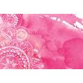 PAPIER PEINT AUTOCOLLANT MANDALA ROSE AQUARELLE - PAPIERS PEINTS AUTOCOLLANTS - PAPIER PEINT