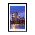 PLAKAT Z PASSE-PARTOUT NOCNY BROOKLYN - MIASTA - PLAKATY