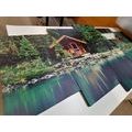 IMPRESSION SUR TOILE EN 5 PARTIES PARC YOHO AU CANADA - IMPRESSION SUR TOILE DE NATURE ET PAYSAGE - IMPRESSION SUR TOILE