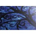CANVAS PRINT TREE OF LIFE ON A BLUE BACKGROUND - PICTURES FENG SHUI - PICTURES
