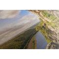 CANVAS PRINT VIEW OF THE RIVER ELBE - PICTURES OF NATURE AND LANDSCAPE - PICTURES