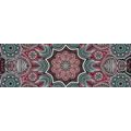 OBRAZ INDICKÁ MANDALA S KVĚTINOVÝM VZOREM - OBRAZY FENG SHUI - OBRAZY