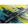 TABLEAU SUR TOILE – PEINTURE À L'HUILE DE VILLE - TABLEAUX DE LA VILLE - TABLEAUX