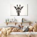 WANDBILD GIRAFFENPORTRÄT - WANDBILDER ZEBRAS UND GIRAFFEN - BILDER