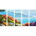 5-PIECE CANVAS PRINT SEA VIEW - PICTURES OF NATURE AND LANDSCAPE - PICTURES