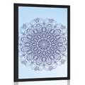 AFFICHE MANDALA FLORAL ABSTRAIT - FENG SHUI - AFFICHES