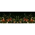 CANVAS PRINT WITH A FLORAL ORNAMENT - PICTURES FLOWERS - PICTURES