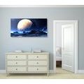 CANVAS PRINT FANTASY LANDSCAPE - PICTURES OF SPACE AND STARS - PICTURES