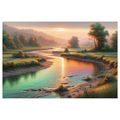 OBRAZ ŘEKA V PODVEČER - OBRAZY - TOTÁLNÍ VÝPRODEJ 🔥