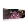 WANDBILD BLUMENSTRAUSS IN DETAILANSICHT - BILDER BLUMEN - BILDER