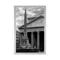 POSTER ROMAN BASILICA IN BLACK AND WHITE - BLACK AND WHITE - POSTERS